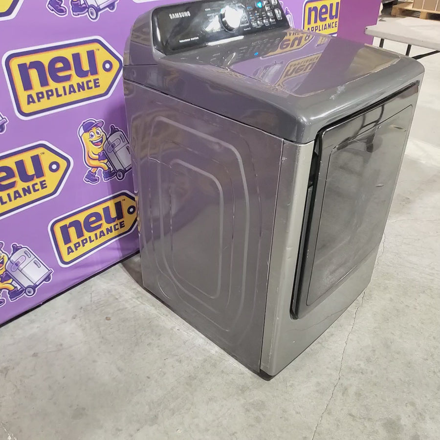 Pictures of Samsung 7.4 Cu. Ft. Gas Dryer with Sensor Dry in Platinum 3511228 - DVG45T3400P - Certified Refurbished - Neu Appliance Outlet - Discount Appliance Outlet in Austin, Tx