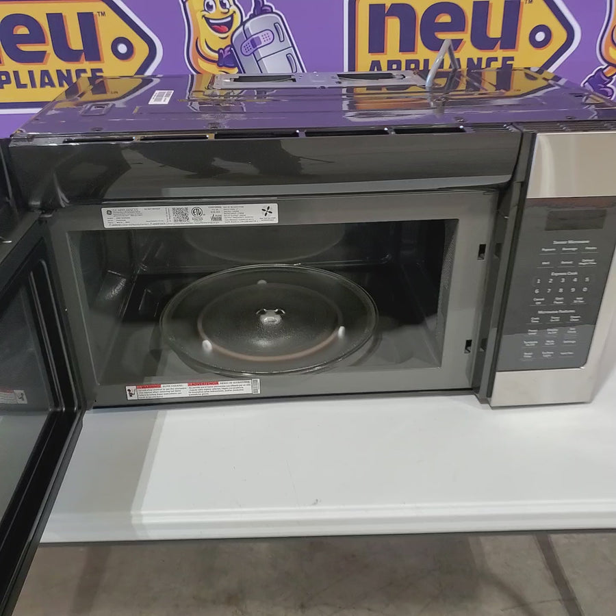 Pictures of GE Over-The-Range Sensor 1.9 Cu. Ft. Microwave Oven with Filter Indication Light and Steam Clean GE9847 - JVM7195SKSS - New in Box - Neu Appliance Outlet - Discount Appliance Outlet in Austin, Tx