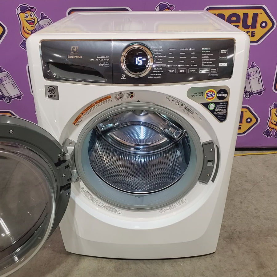 Pictures of Electrolux 4.5 Cu.Ft. Stackable Front Load Washer with Steam and SmartBoost Wash System ELFW7637AW - Open Box - Neu Appliance Outlet - Discount Appliance Outlet in Austin, Tx