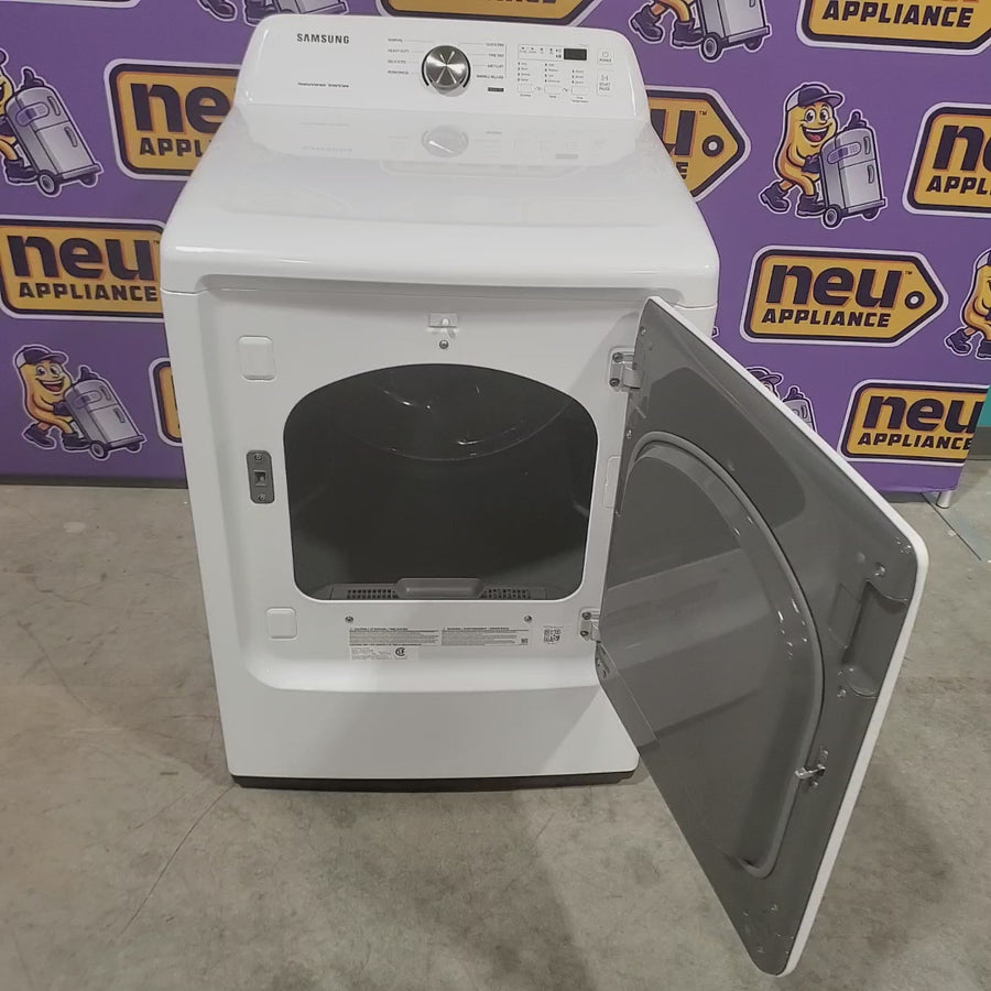 Pictures of Samsung 7.2 cu. ft. Electric Dryer with Sensor Dry in White DVE45T3200W - Scratch and Dent (Minor) - Neu Appliance Outlet - Discount Appliance Outlet in Austin, Tx