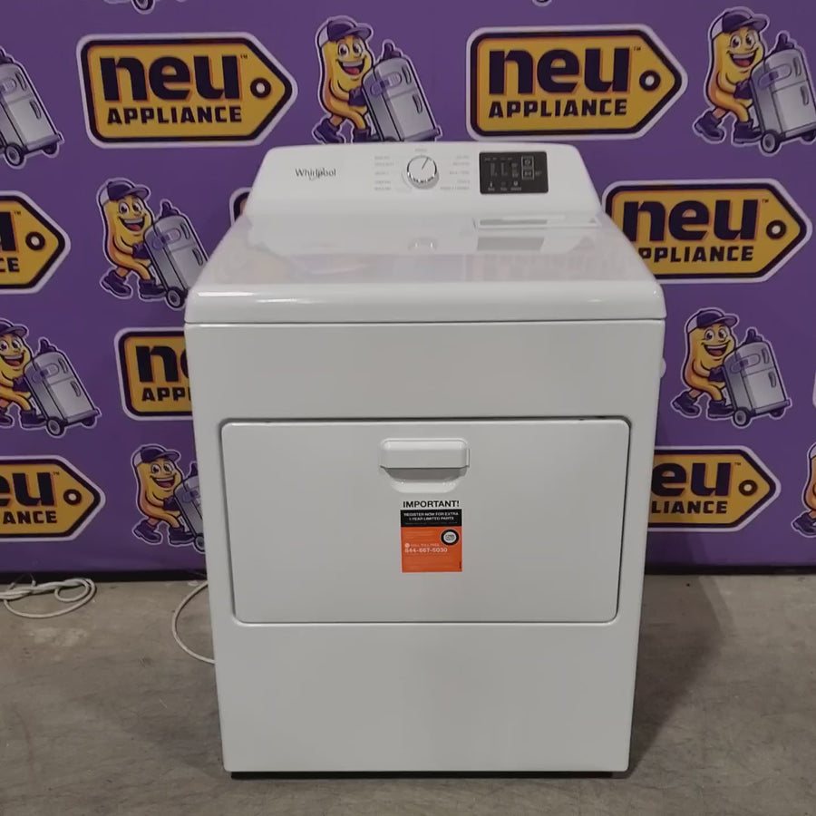 Pictures of Whirlpool 7.0 cu. ft. Electric Dryer with Adaptive Dry and Wrinkle Shield™ Option WED4307SW - Scratch & Dent (Minor) - Neu Appliance Outlet - Discount Appliance Outlet in Austin, Tx