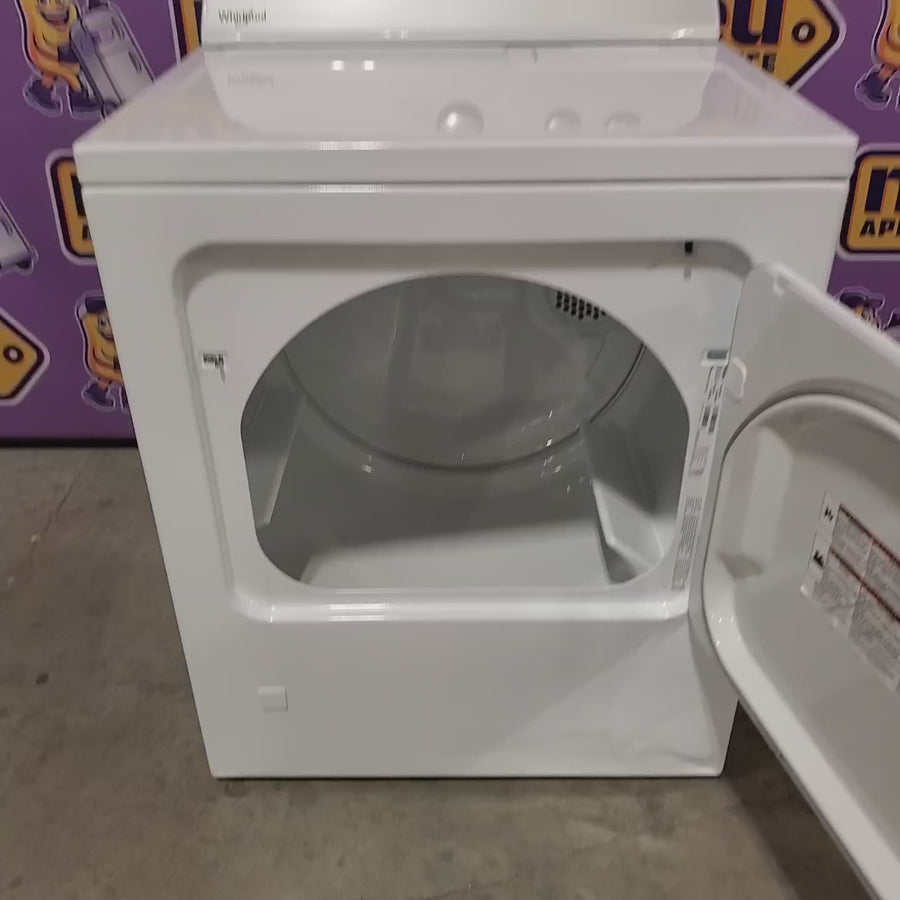 Pictures of Whirlpool Top Load 3.5 Cu. Ft. Washer with Deep Water Wash Option WTW4816FW - Scratch & Dent (Major) and Whirlpool White Gas 7.0 Cu. Ft. Vented Dryer with Wrinkle Shield Option and AutoDry Drying System WGD4815EW - Scratch & Dent (Major) - Neu Appliance Outlet - Discount Appliance Outlet in Austin, Tx