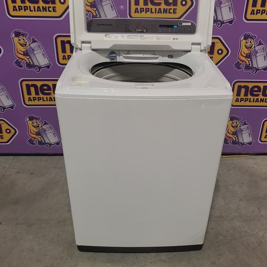 Pictures of Samsung ENERGY STAR 5.0 cu. ft. Top Load Washing Machine with Active Water Jet WA50R5200AW - Certified Refurbished - Neu Appliance Outlet - Discount Appliance Outlet in Austin, Tx