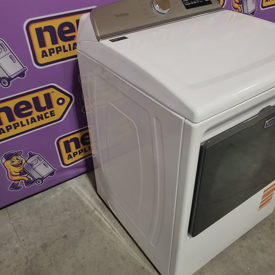 Pictures of Maytag 7.4 Cu. Ft. Top Load Electric Dryer with Extra Power and Advanced Moisture Sensing MED6205RW - Open Box - Neu Appliance Outlet - Discount Appliance Outlet in Austin, Tx