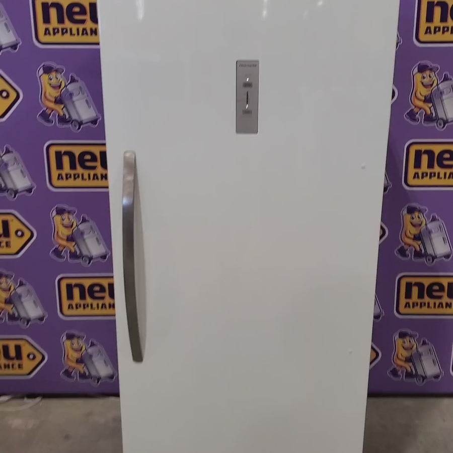 Pictures of Frigidaire 20 Cu. Ft. ENERGY STAR Garage Ready White Upright Freezer with EvenTemp™ Cooling System FFUE2024AW - Scratch & Dent (Moderate) - Neu Appliance Outlet - Discount Appliance Outlet in Austin, Tx