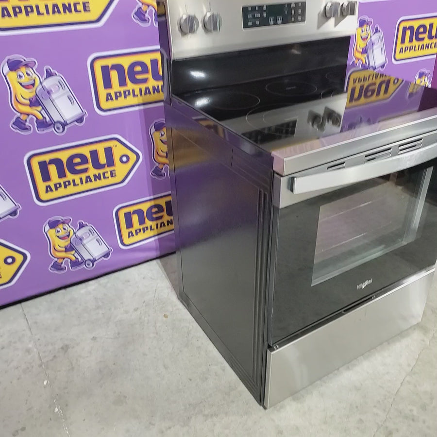 Pictures of Whirlpool Energy Star Electric Range with Air Cooking Technology, No Preheat Air Fry, Air Baking and Self Clean WFES5030RZ - Scratch & Dent (Minor) - Neu Appliance Outlet - Discount Appliance Outlet in Austin, Tx