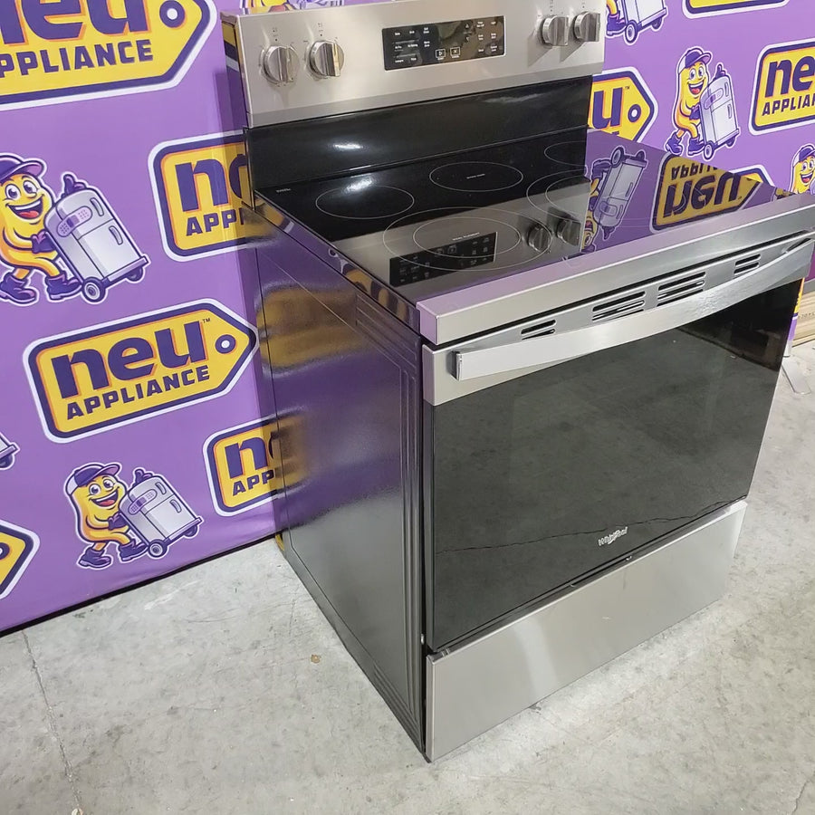 Pictures of Whirlpool Energy Star Electric Range with Air Cooking Technology, No Preheat Air Fry, Air Baking and Self Clean WFES5030RZ - Scratch & Dent (Minor) - Neu Appliance Outlet - Discount Appliance Outlet in Austin, Tx