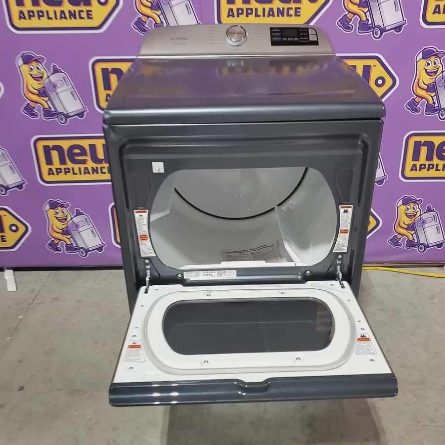 Pictures of Maytag 7.4 Cu. Ft. Pet Pro Top Load Electric Dryer with Sanitize Cycle MED7205RF - Scratch & Dent (Minor) - Neu Appliance Outlet - Discount Appliance Outlet in Austin, Tx