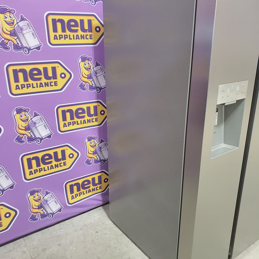 Pictures of Hisense 29.1 cu. ft. Standard Depth Side by Side Refrigerator Stainless Steel 22142804 - HRS290P5FSE - Scratch & Dent (Moderate) - Neu Appliance Outlet - Discount Appliance Outlet in Austin, Tx