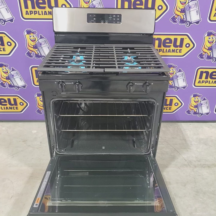Pictures of Whirlpool Stainless 5.1 Cu. Ft. Freestanding Gas Range with Broiler Drawer and Two Speed Heat Burners WFG320M0MS - Certified Refurbished - Neu Appliance Outlet - Discount Appliance Outlet in Austin, Tx