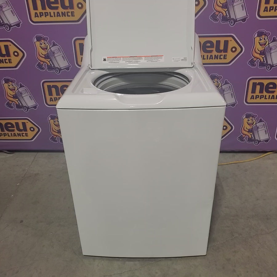 Pictures of GE® 4.5 cu. ft. Capacity Washer with Stainless Steel Basket in White GTW465ASNWW - Certified Refurbished - Neu Appliance Outlet - Discount Appliance Outlet in Austin, Tx