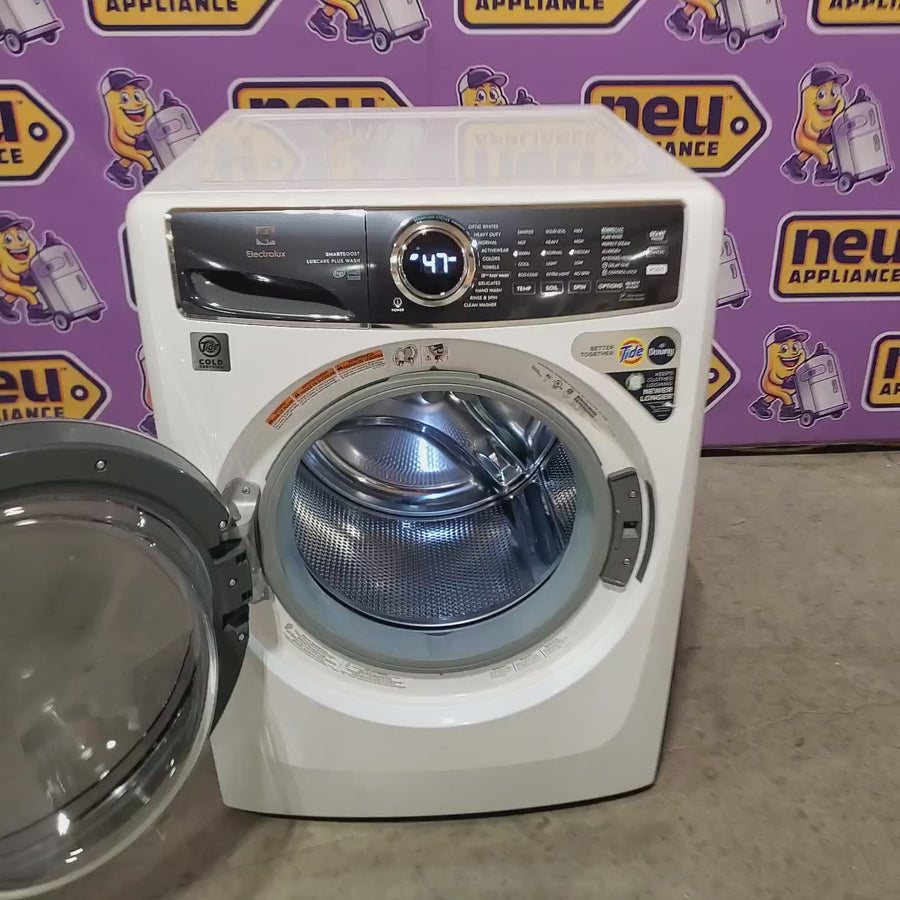 Pictures of Electrolux 4.5 Cu.Ft. Stackable Front Load Washer with Steam and SmartBoost Wash System ELFW7637AW - Scratch & Dent (Minor) - Neu Appliance Outlet - Discount Appliance Outlet in Austin, Tx