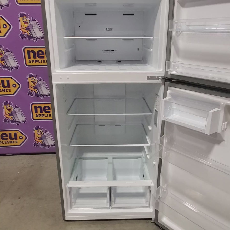 Pictures of Vissani 18 cf Top Freezer Refrigerator-Stainless Look-E*Star-Garage Ready VRT180P3AVE - Scratch & Dent (Major) - Neu Appliance Outlet - Discount Appliance Outlet in Austin, Tx