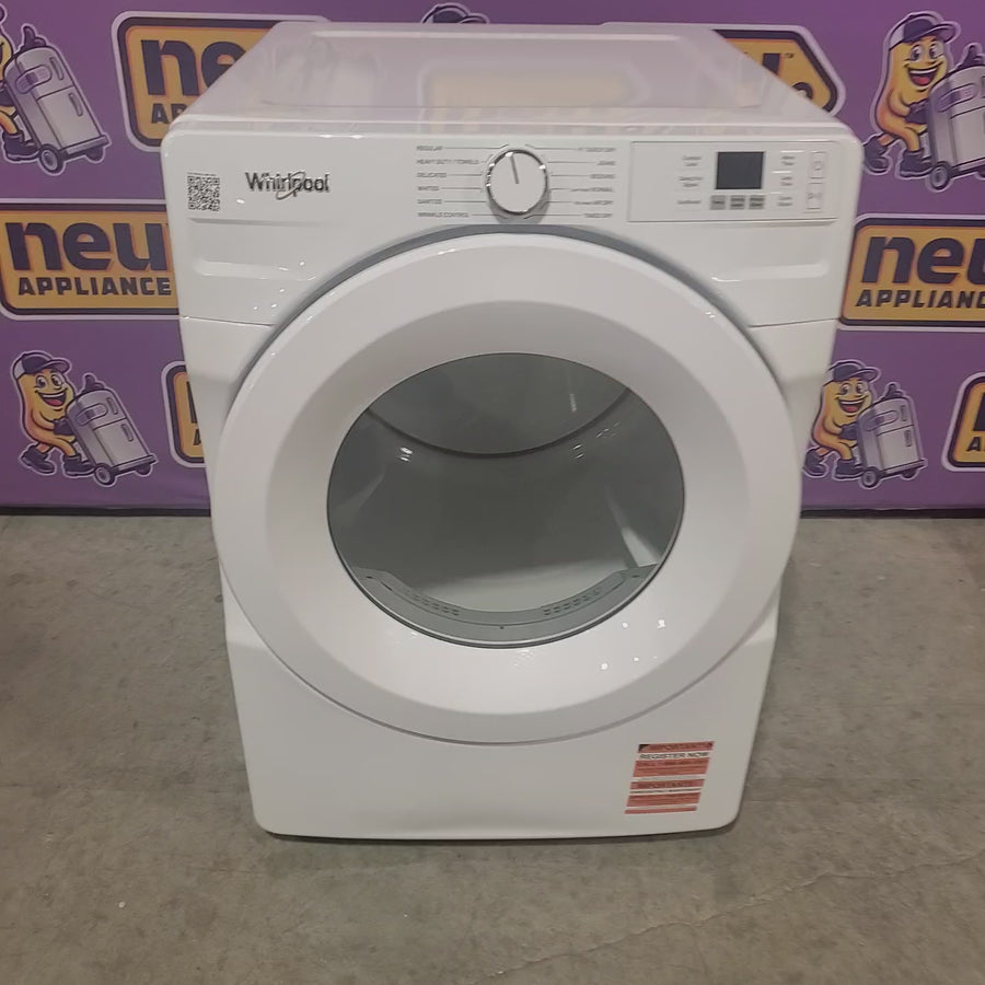 Pictures of Whirlpool White Front Load Energy Star 4.5 Cu. Ft. Washer with Tumble Fresh Option WFW4720RW - Open Box and Whirlpool 7.4 cu. ft. ENERGY STAR® Front Load Electric Dryer with Wrinkle Shield™ Option 16294 - WED4720RW - Scratch & Dent (MInor) - Neu Appliance Outlet - Discount Appliance Outlet in Austin, Tx