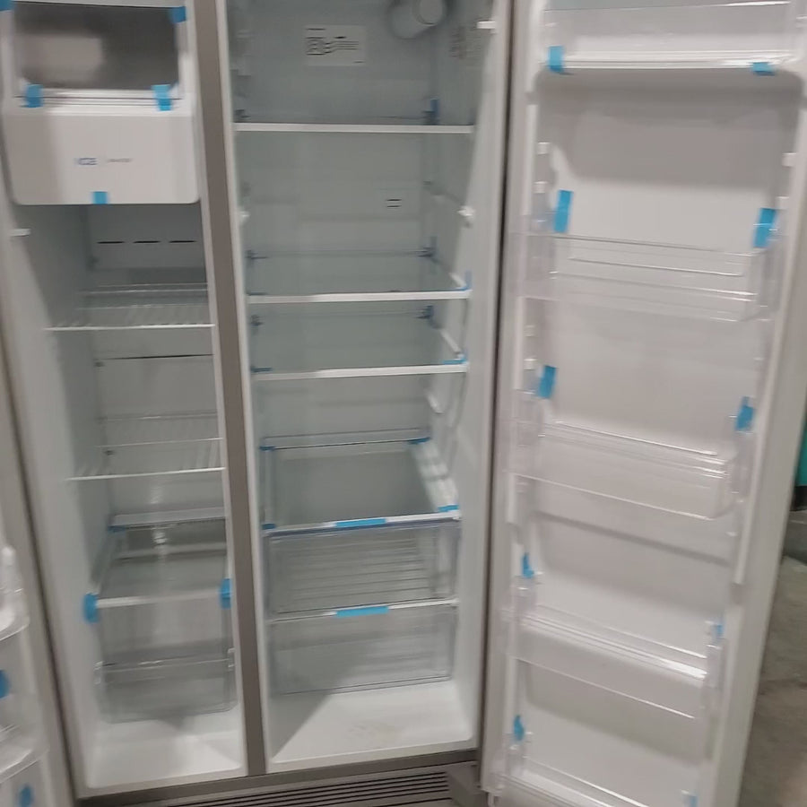 Pictures of Frigidaire 25.6 Cu. Ft. 36" Standard Depth Side by Side Refrigerator - Neu Appliance Outlet - Discount Appliance Outlet in Austin, Tx