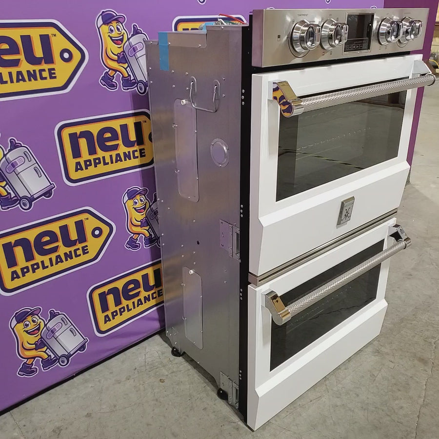 Pictures of Hestan 30 Inch Double Wall Oven with TwinVection™ Technology, Touch Control Display, Soft Close Door, 9 Oven Modes, Marquise Accented™ Handle, and 4.4 cu. ft. Oven Capacity 1118362 - KD030 - Open Box - Neu Appliance Outlet - Discount Appliance Outlet in Austin, Tx