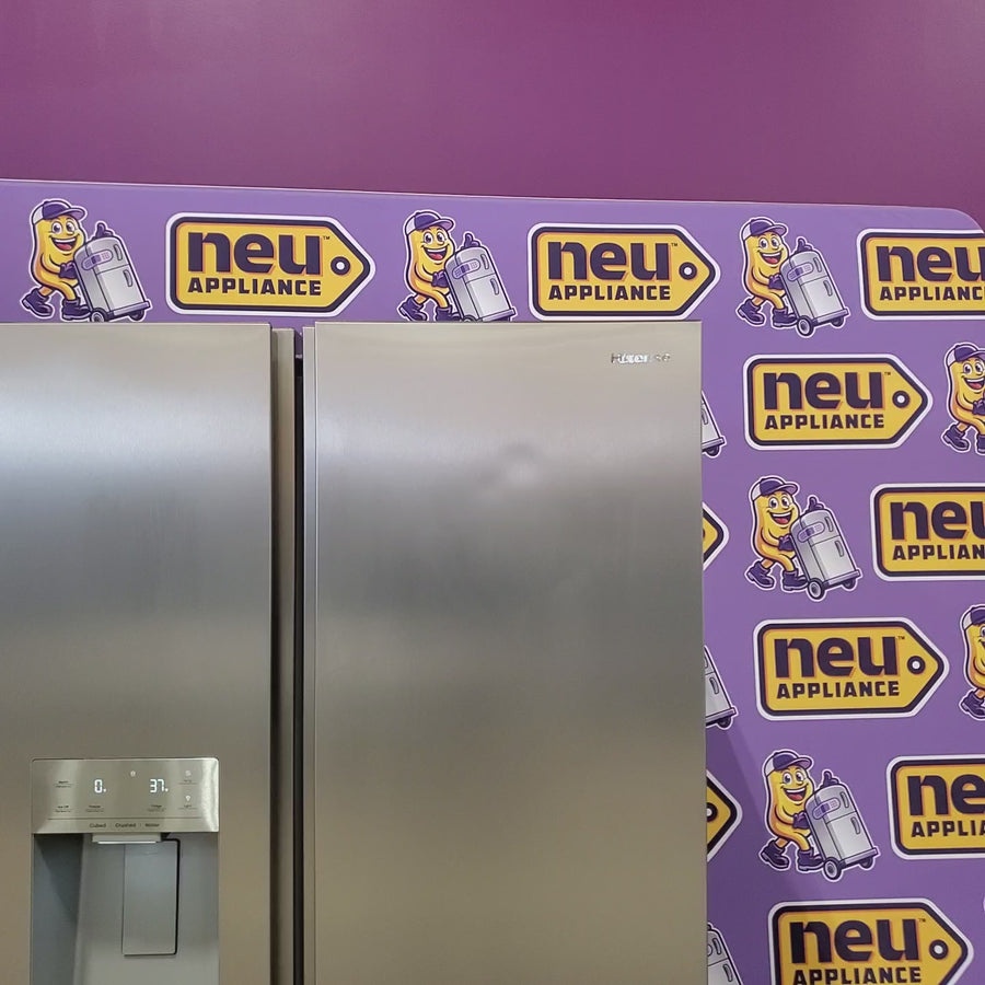 Pictures of Hisense 29.1 cu. ft. Standard Depth Side by Side Refrigerator Stainless Steel 22131SD91 - HRS290P5FSE - Scratch & Dent (Moderate) - Neu Appliance Outlet - Discount Appliance Outlet in Austin, Tx