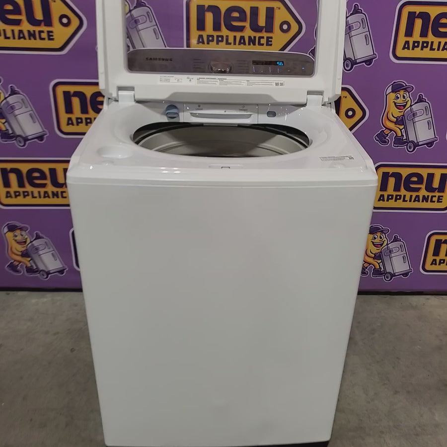 Pictures of Samsung ENERGY STAR 5.0 cu. ft. Top Load Washing Machine with Active Water Jet WA50R5200AW - Certified Refurbished - Neu Appliance Outlet - Discount Appliance Outlet in Austin, Tx