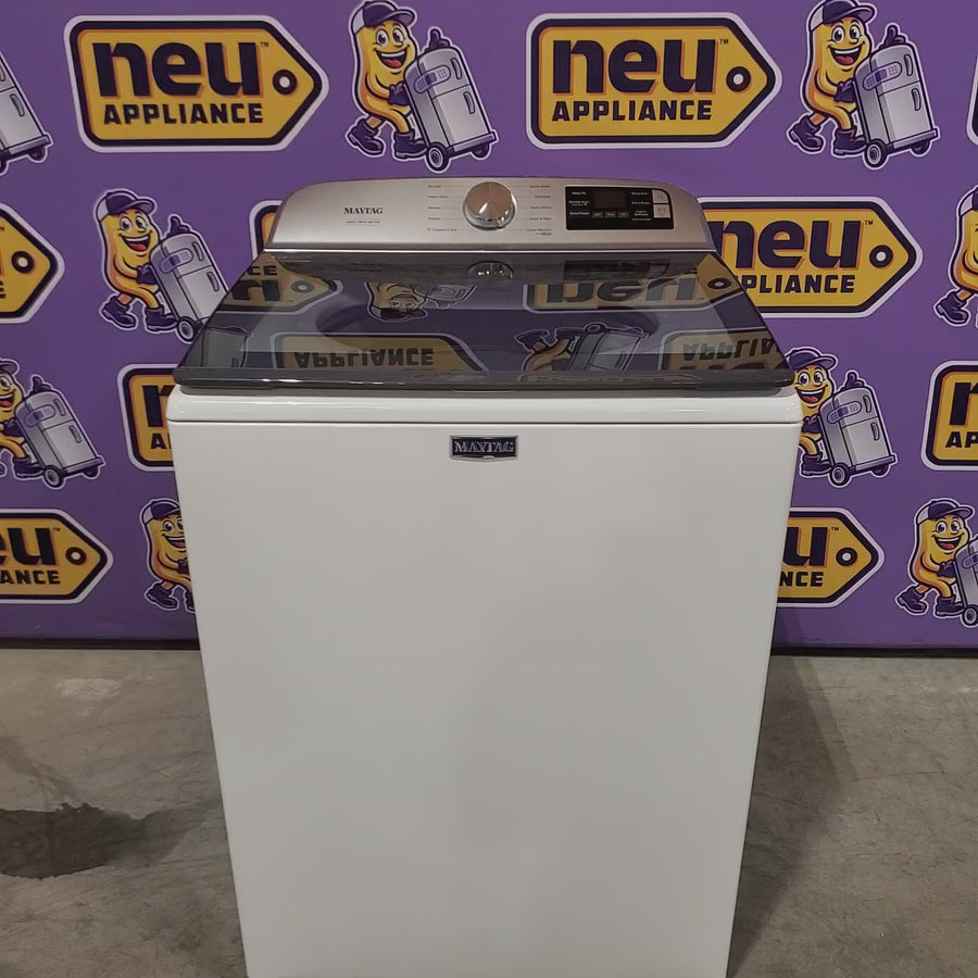 Pictures of Maytag 5.2 Cu. Ft. Top Load Agitator Washer with Extra Power and Smart Appliance 22442617 - MTW6205RW - Open Box - Neu Appliance Outlet - Discount Appliance Outlet in Austin, Tx