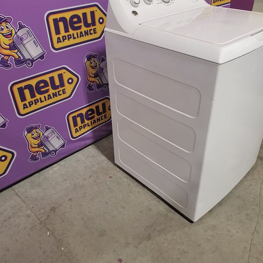 Pictures of GE White Top Load 4.2 Cu. Ft. Washer with Stainless Steel Basket and Dual Action Agitator GTW460ASJWW - Certified Refurbished - Neu Appliance Outlet - Discount Appliance Outlet in Austin, Tx
