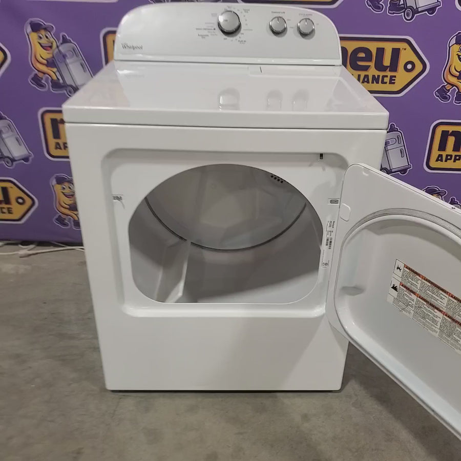 Pictures of Whirlpool 3.8–3.9 Cu. Ft. Top Load Washer with 2 in 1 Removable Agitator and Soil Level Selection WTW4957PW - Certified Refurbished and Whirlpool 7-cu ft Vented Electric Dryer WED4815EW - Certified Refurbished - Neu Appliance Outlet - Discount Appliance Outlet in Austin, Tx