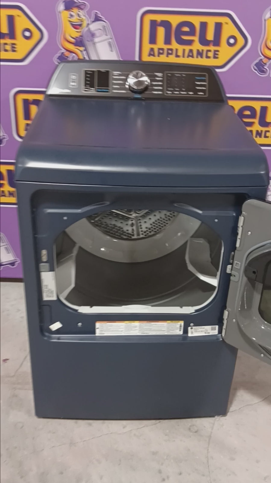 Pictures of GE Profile Energy Star Certified Large Steam Cycle Vented Electric Dryer GE9873 - PTD90EBPTRS - New in Box - Neu Appliance Outlet - Discount Appliance Outlet in Austin, Tx