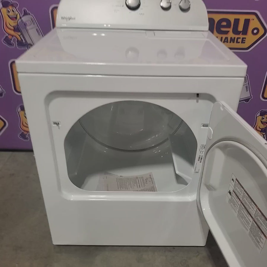 Pictures of Whirlpool White Electric Extra Large 7.0 Cu. Ft. Dryer with Wrinkle Shield WED4815EW - Open Box - Neu Appliance Outlet - Discount Appliance Outlet in Austin, Tx