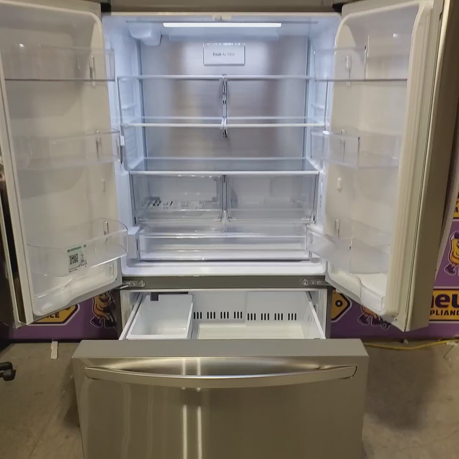 Pictures of LG 27 cu. ft. Smart Counter-Depth MAX™ French Door Refrigerator with Linear Cooling™ and Internal Water Dispenser LRFLC2706S - Scratch & Dent (Minor) - Neu Appliance Outlet - Discount Appliance Outlet in Austin, Tx