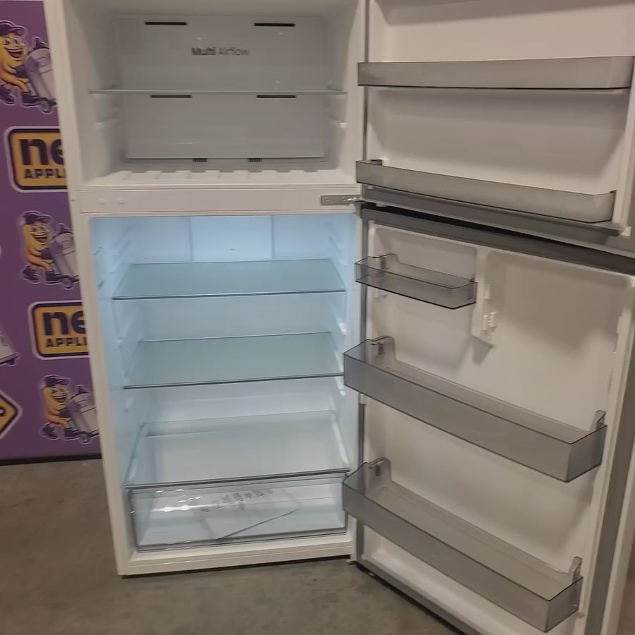 Pictures of Hisense PureSpace 18.1-cu ft Counter-Depth 30-in Wide Top-Freezer Refrigerator Garage Ready ENERGY STAR Certified in White RT180N3SWEH - Scratch & Dent (Minor) - Neu Appliance Outlet - Discount Appliance Outlet in Austin, Tx