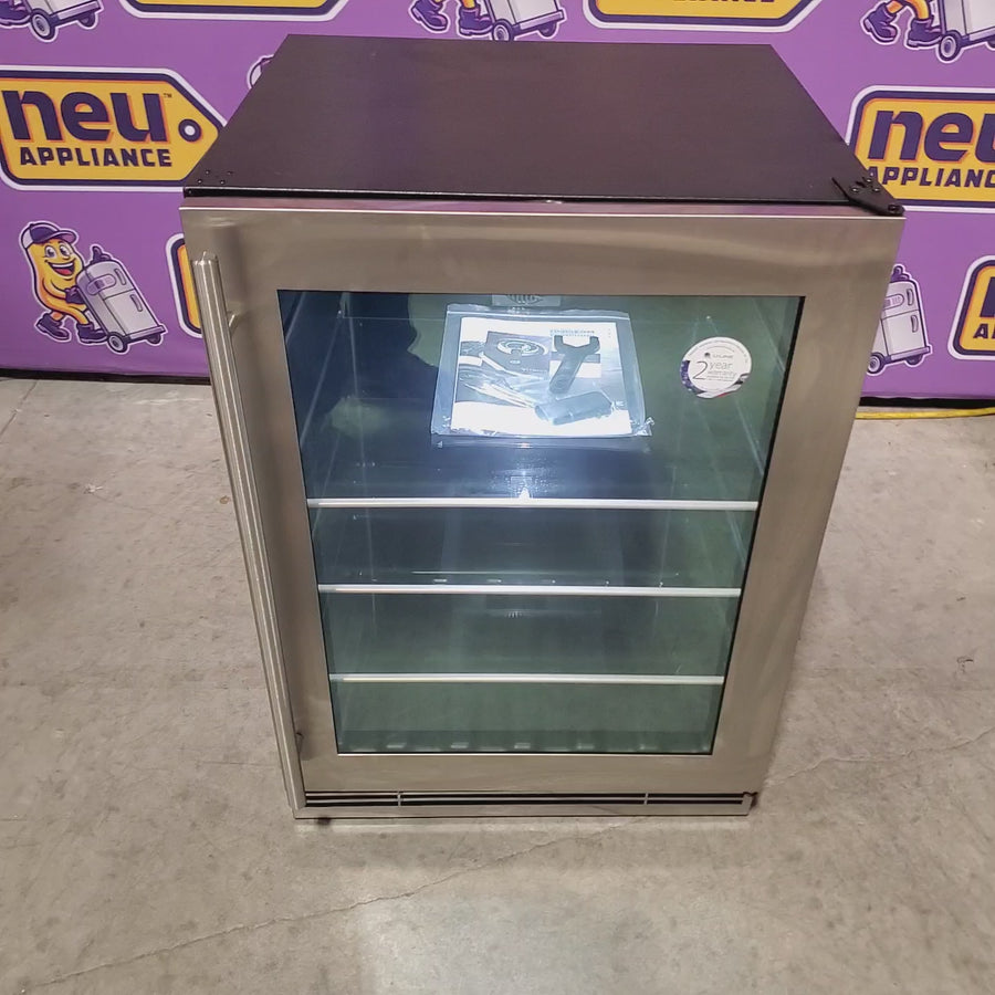 Pictures of U-Line 1 Class 194-Can Beverage Cooler in Stainless Steel 11110470 - UHBV024SG01A - Scratch & Dent (Minor) - Neu Appliance Outlet - Discount Appliance Outlet in Austin, Tx