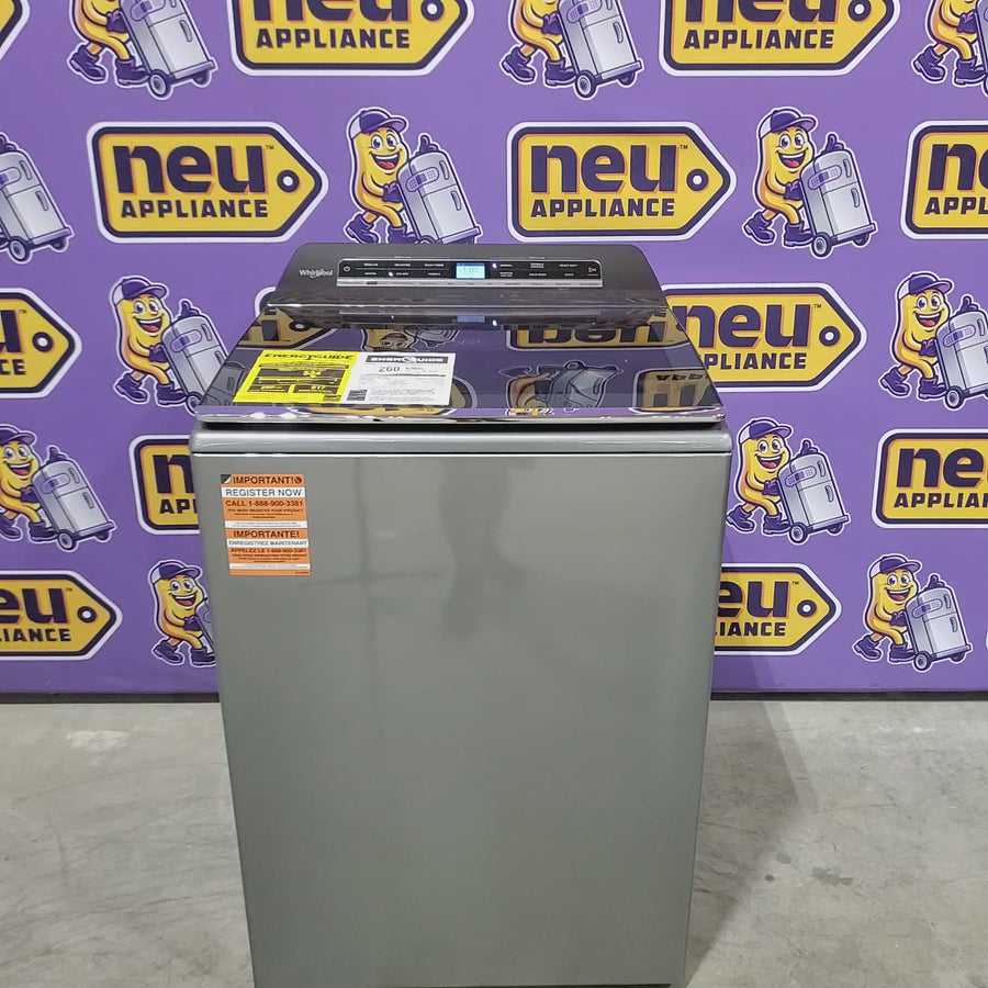 Pictures of Whirlpool Chrome Shadow 5.2 - 5.3 cu. ft. ENERGY STAR Top Load Washer with 2 in 1 Removable Agitator and Load & Go™ Dispenser 22521691 - WTW8127LC - Open Box - Neu Appliance Outlet - Discount Appliance Outlet in Austin, Tx