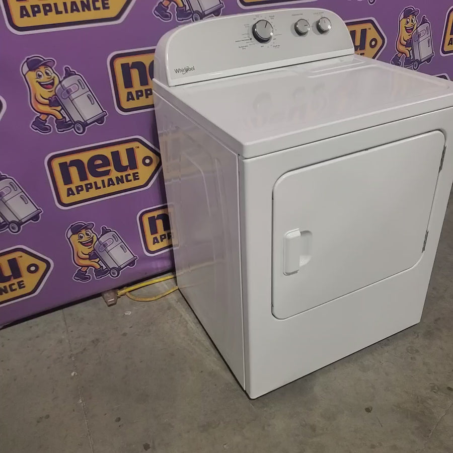 Pictures of Whirlpool White Electric Extra Large 7.0 Cu. Ft. Dryer with Wrinkle Shield WED4815EW - Open Box - Neu Appliance Outlet - Discount Appliance Outlet in Austin, Tx