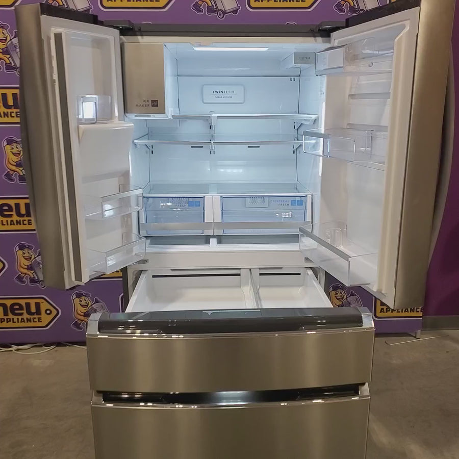 Pictures of Frigidaire Gallery 26 Cu. Ft. Standard-Depth 4-Door French Door Refrigerator in Fingerprint Resistant Stainless Steel GRMS2773AF - Scratch & Dent (Minor) - Neu Appliance Outlet - Discount Appliance Outlet in Austin, Tx
