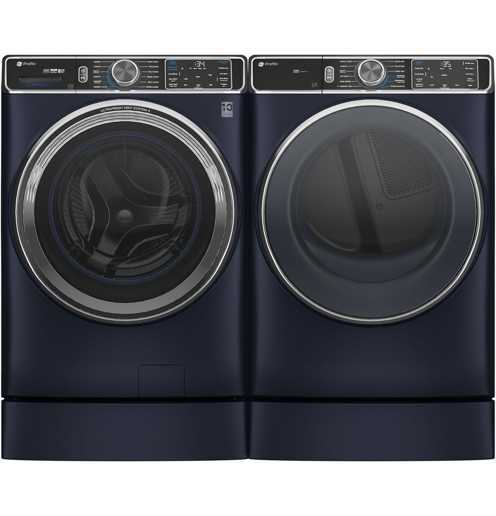 Pictures of GE Profile™ 7.8 cu. ft. Capacity Front Load Smart Electric Steam Dryer and Sanitize Cycle with Built-in WiFi PFD87ESPVRS - Scratch & Dent (Minor) - Neu Appliance Outlet - Discount Appliance Outlet in Austin, Tx