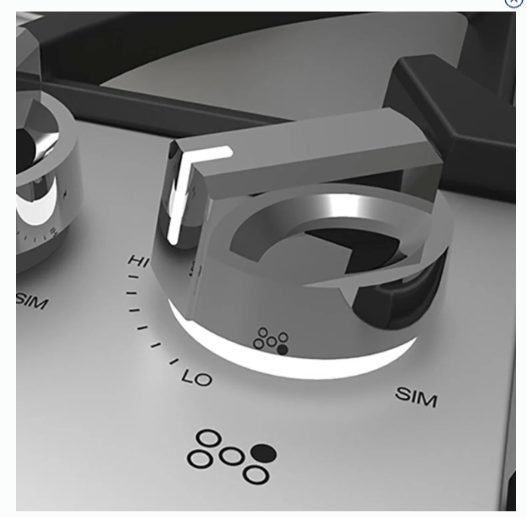 Hestan 30 Inch Gas Cooktop with 5 Sealed Burners, Heavy-Duty Cast-Iron Continuous Grates, Simmer Flame, Electronic Ignition/Reignition System, and Backlit Knobs KGC30 - Scratch & Dent (Minor)