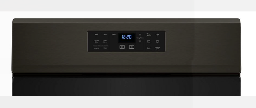 Whirlpool 5.0 Cu. Ft. Self-Cleaning Freestanding Gas Convection Range in Black Stainless Steel LA100 - WFG550S0HV - Open Box