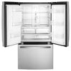 GE 20.6 cu. ft. Counter Depth French Door Refrigerator in Fingerprint Resistant Stainless, ENERGY STAR 31133SD138 - GYE21JYMFS - Scratch & Dent (Moderate)
