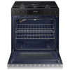 Pictures of Samsung Bespoke 6.0 cu. ft. Smart Slide-In Gas Range with Precision Knobs in Stainless Steel NSG6DG8100SR - Scratch & Dent (Minor) - Neu Appliance Outlet - Discount Appliance Outlet in Austin, Tx