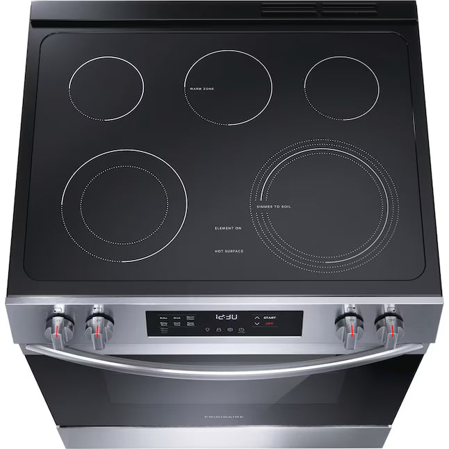 Frigidaire Stainless Steel Electric Range with Steam Clean and Even Bake Technology 20533SD672 - FCFE3062AS - Scratch & Dent (Minor)