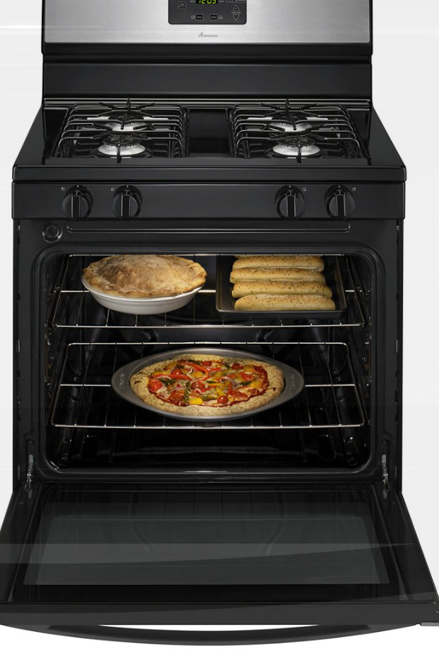 Amana Gas Range with Easy Touch Electronic Controls 5SD205 - AGR5330BAS - New in Box