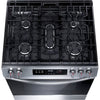 Frigidaire Slide-in Gas Stainless Steel Range with Steam Clean with Five Burner Cooktop and Even Baking Technology 3SD876 - Open Box