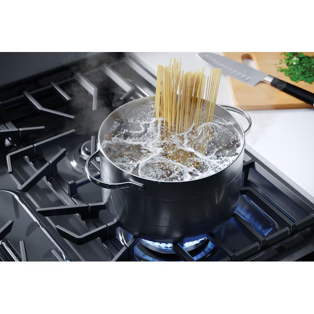Frigidaire Slide-in Gas Stainless Steel Range with Steam Clean with Five Burner Cooktop and Even Baking Technology 20531SD468 - FCFG3062AS - Scratch & Dent (Minor)