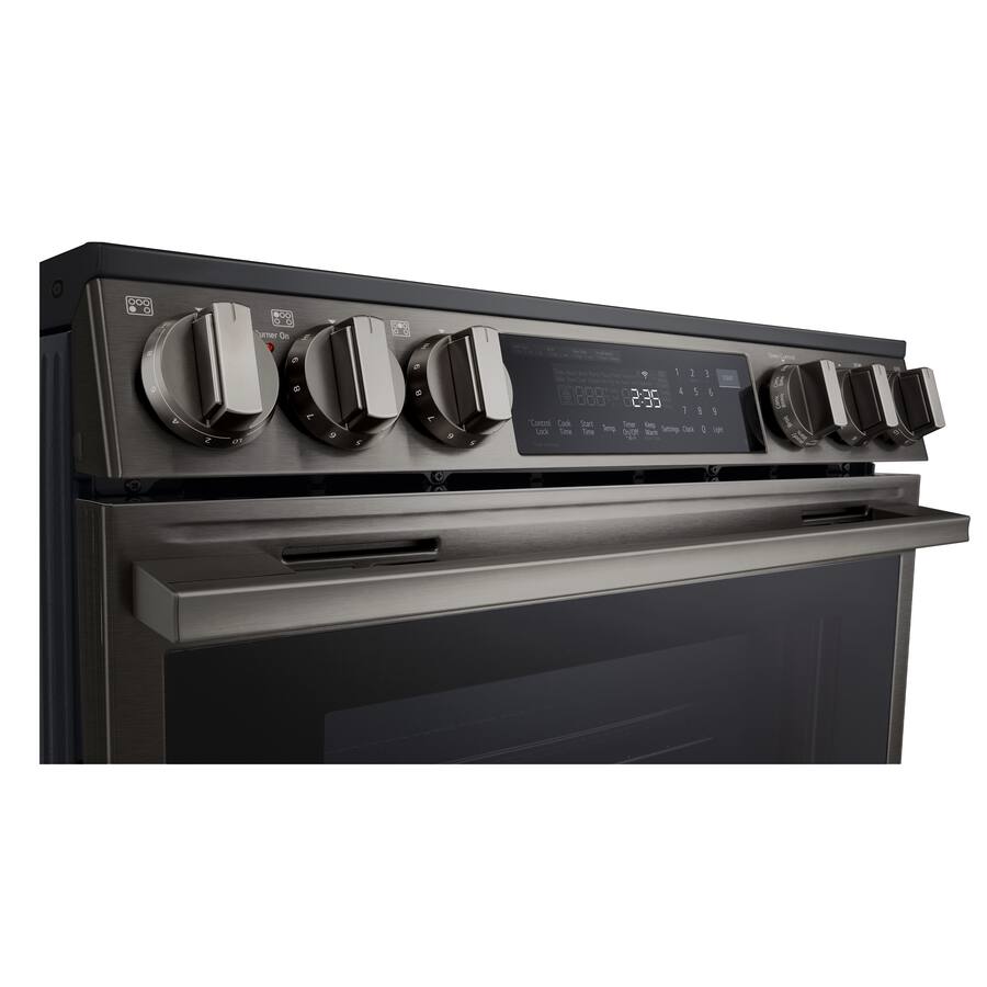 LG 6.3 cu. ft. Smart Electric Slide-in Range with InstaView®, ProBake Convection®, and Air Fry 3SD911 - LSEL6335ZE - Open Box