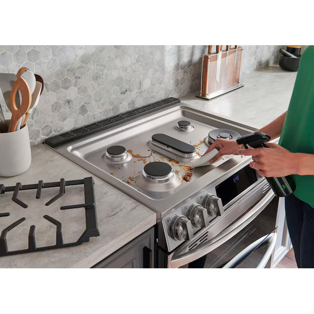 LG 6.9 cu. ft. Smart Gas Double Oven Slide-in Range with InstaView®, ProBake® Convection, Air Fry, and Air Sous Vide LTGL6937F - Open Box