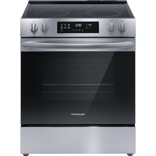 Frigidaire Stainless Steel Electric Range with Steam Clean and Even Bake Technology 20533SD672 - FCFE3062AS - Scratch & Dent (Minor)