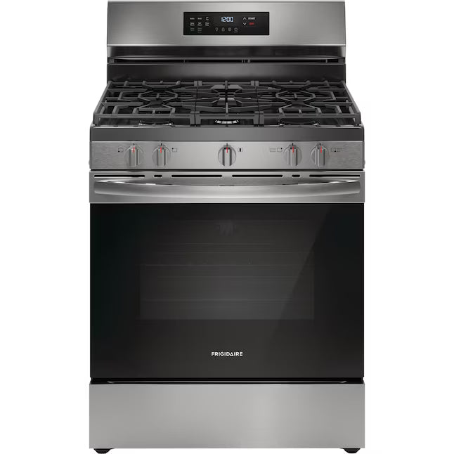 Frigidaire Stainless Steel Gas Range with Air Fry and Five Burner Cooktop 20531SD487 - FCRG3083AS - Scratch & Dent (Minor)
