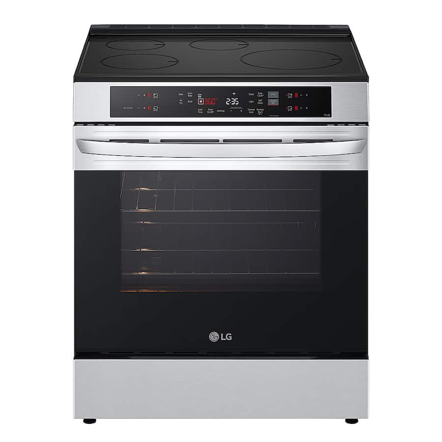 LG 6.3 cu. ft. Smart Induction Slide-in Range with Convection and Air Fry 3SD909 - LSIL6332FE - Open Box