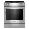 Pictures of KitchenAid 30-Inch 4-Element Electric Downdraft Slide-In Range in Stainless Steel 24SD035 - KSEG950ESS - Open Box - Neu Appliance Outlet - Discount Appliance Outlet in Austin, Tx