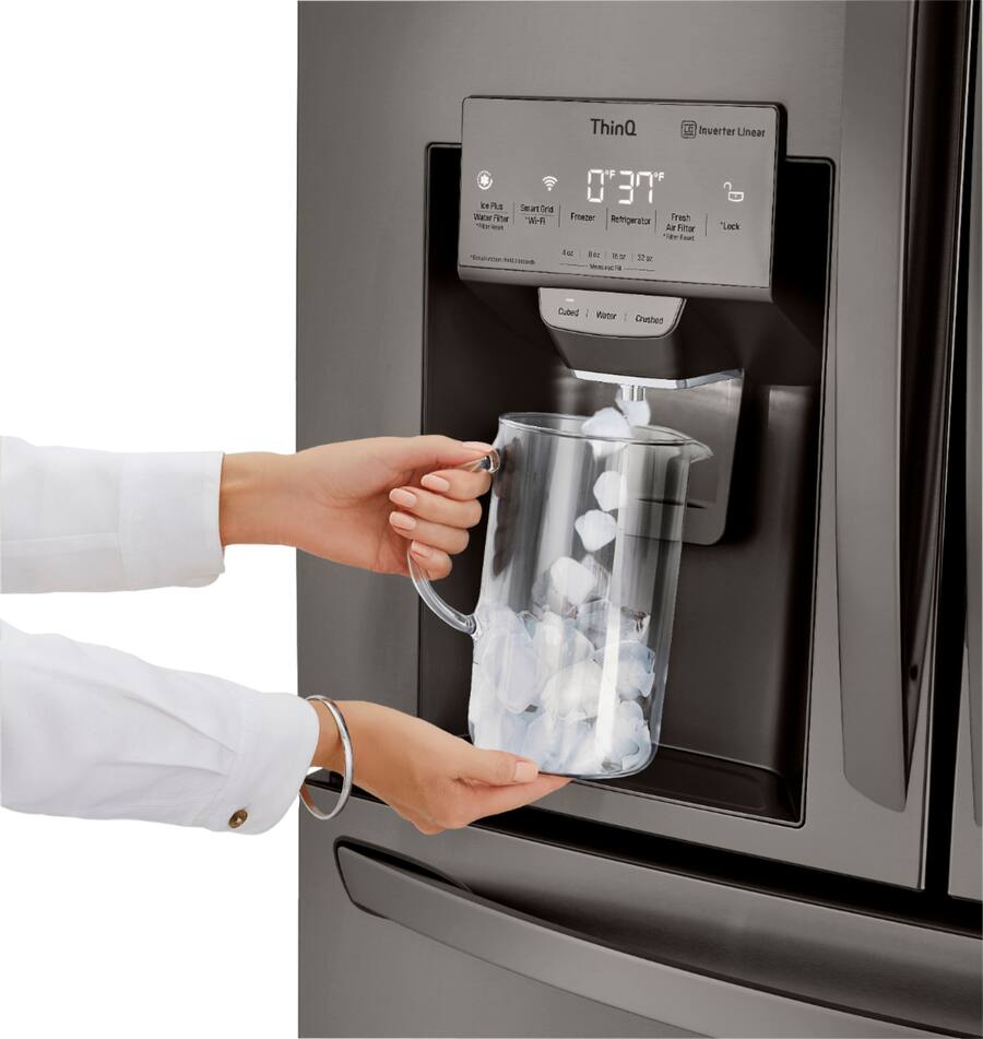 LG 23 cu. ft. Smart InstaView™ Door-in-Door® Counter-Depth Refrigerator with Craft Ice™ 3SD927 - LRMVC2306D - Open Box