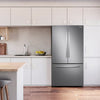 Samsung 28 cu. ft. Large Capacity 3-Door French Door Refrigerator in Stainless Steel 4SD424 - RF28T5001SR - Scratch & Dent (Minor)